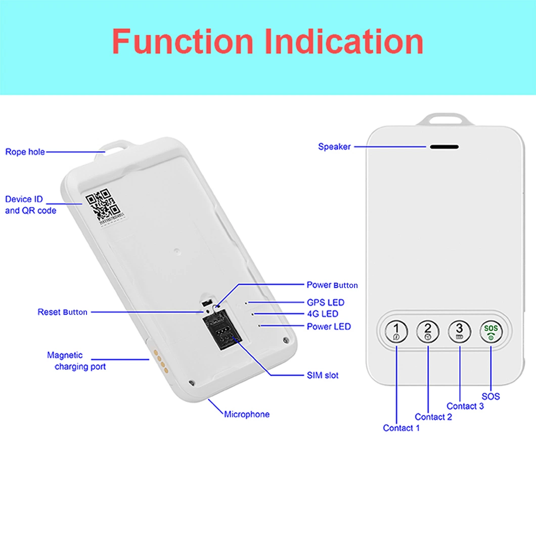 The Latest China manufacturer tiny design hidden Kids child 4G ID Card GPS tracking gadget with long battery life for security monitoring M16